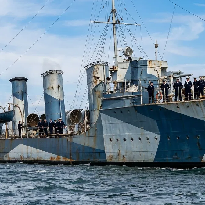 A Vessel Through The Parting Waters