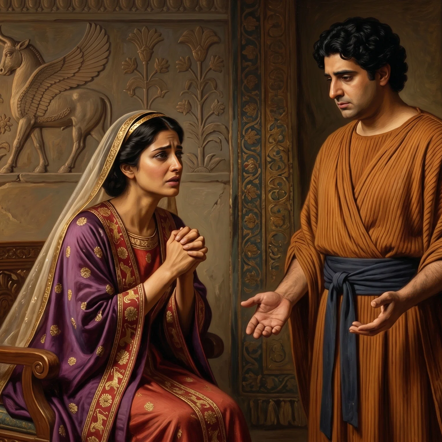 Esther Whispers Secrets to Hatach