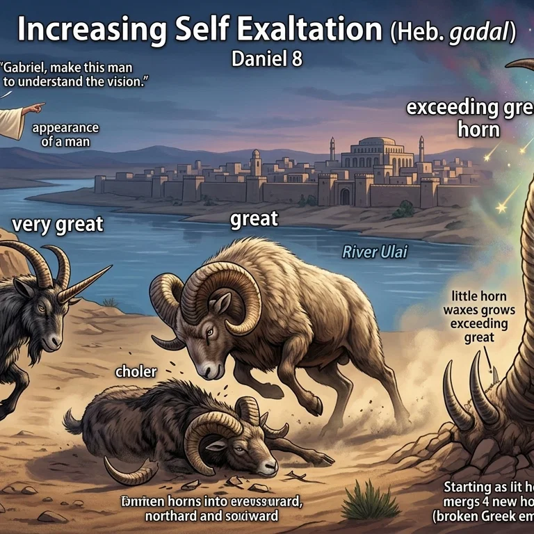 Increasing Self Exaltation (Heb. gadal)