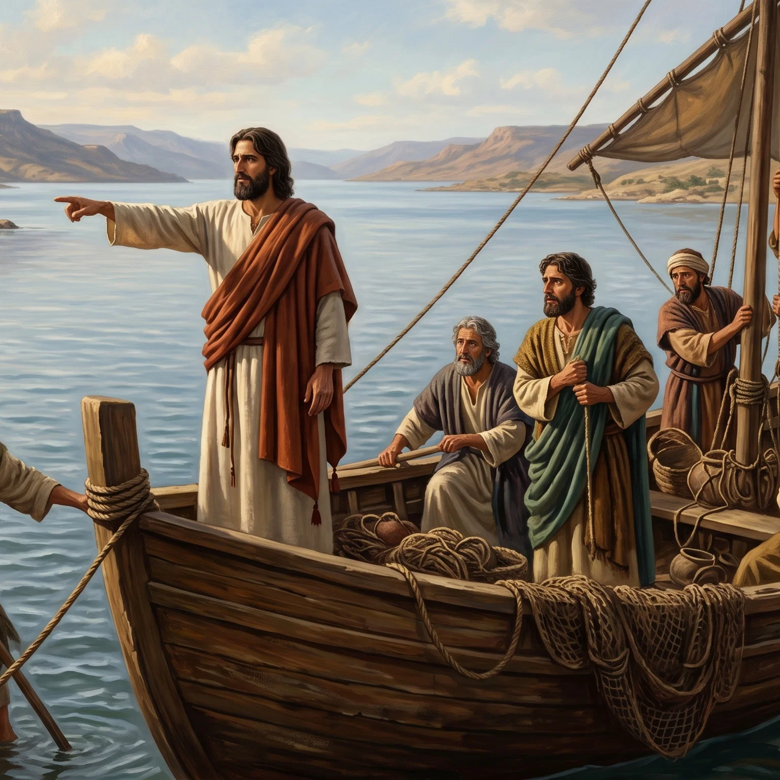 Calming the Storm on Galilee