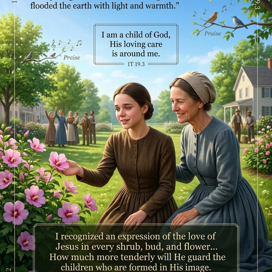 A Garden Radiant with Divine Peace