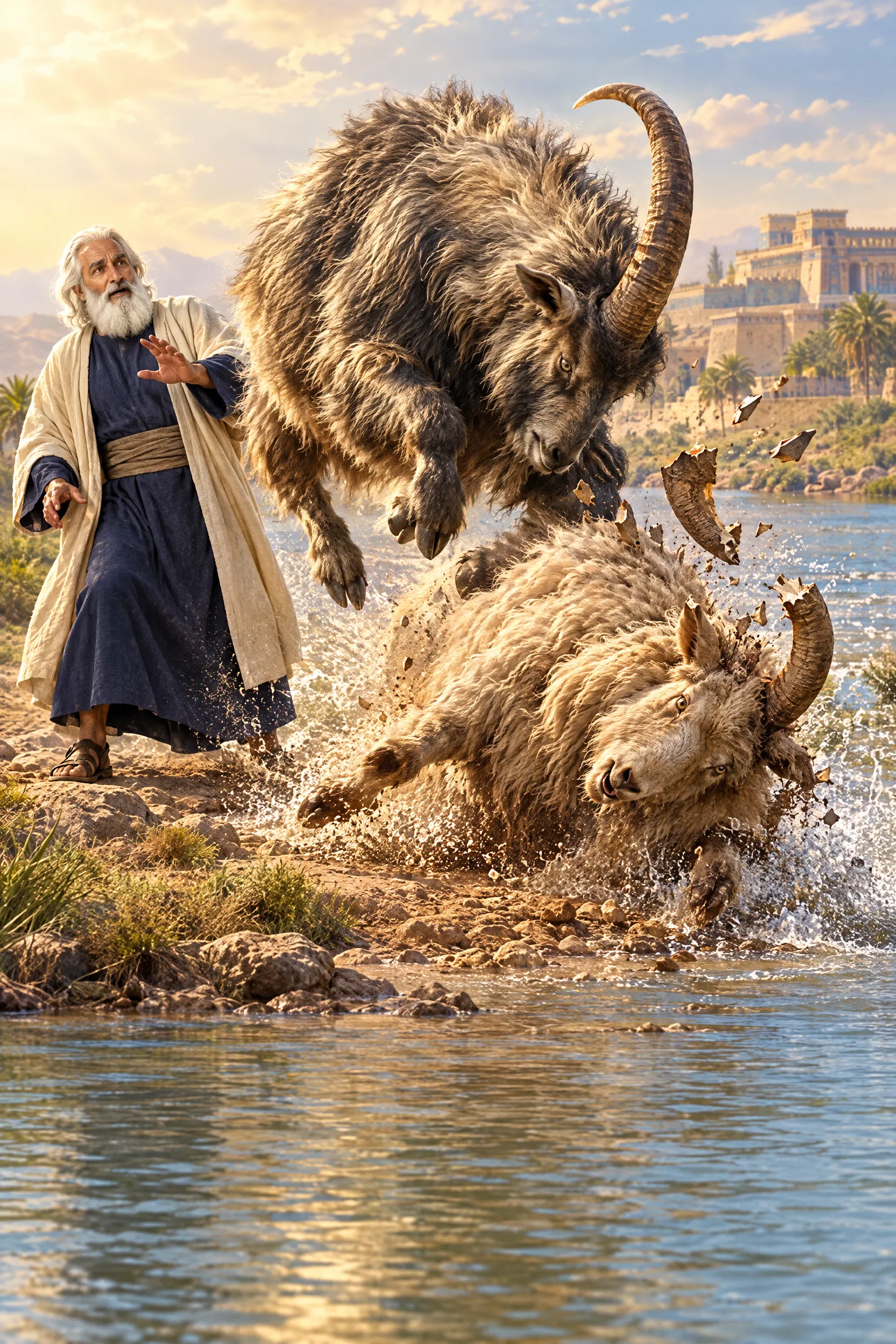 Daniel Watches the Goat Strike the Ram
