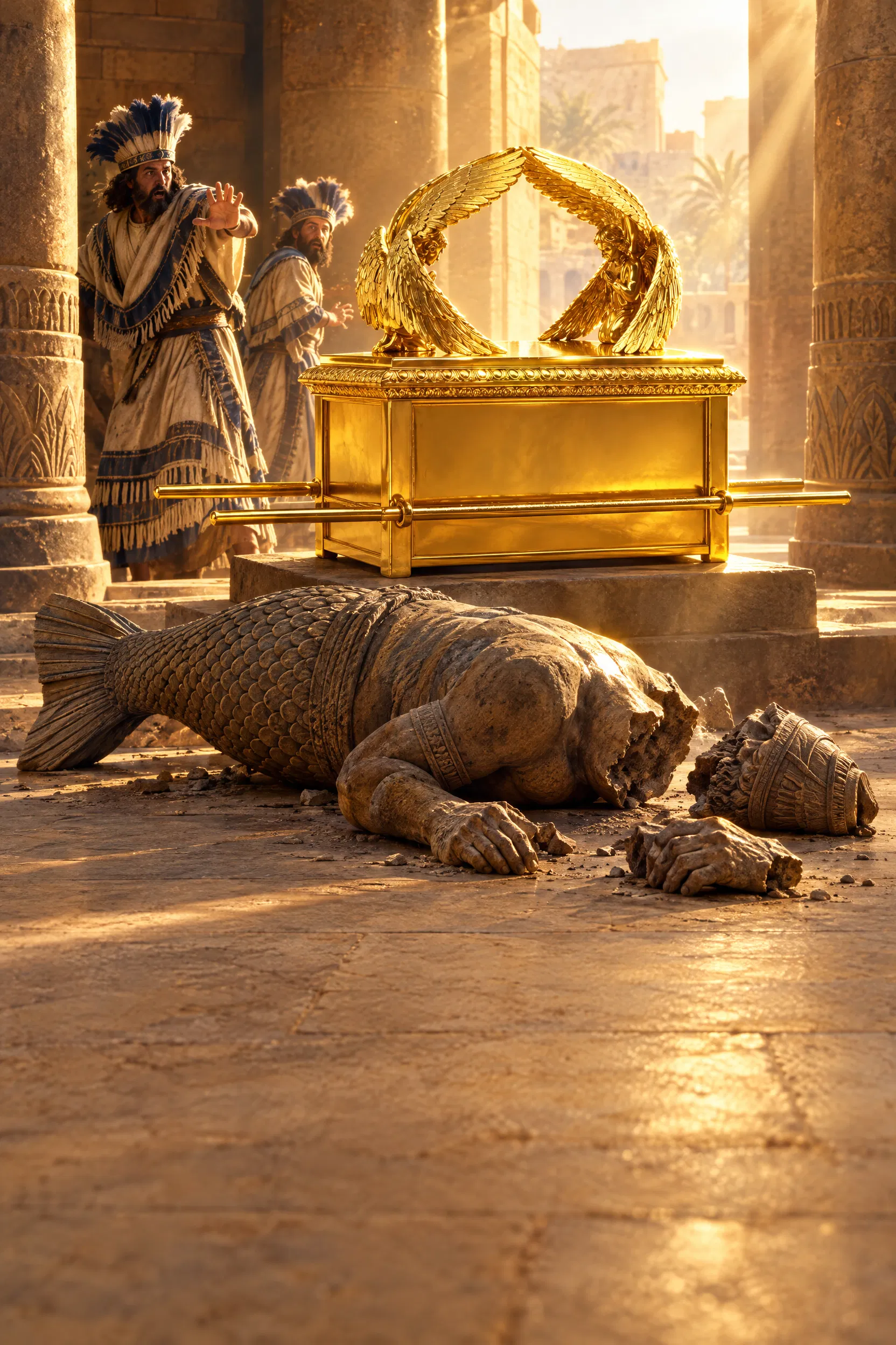 Dagon Fallen Before the Ark