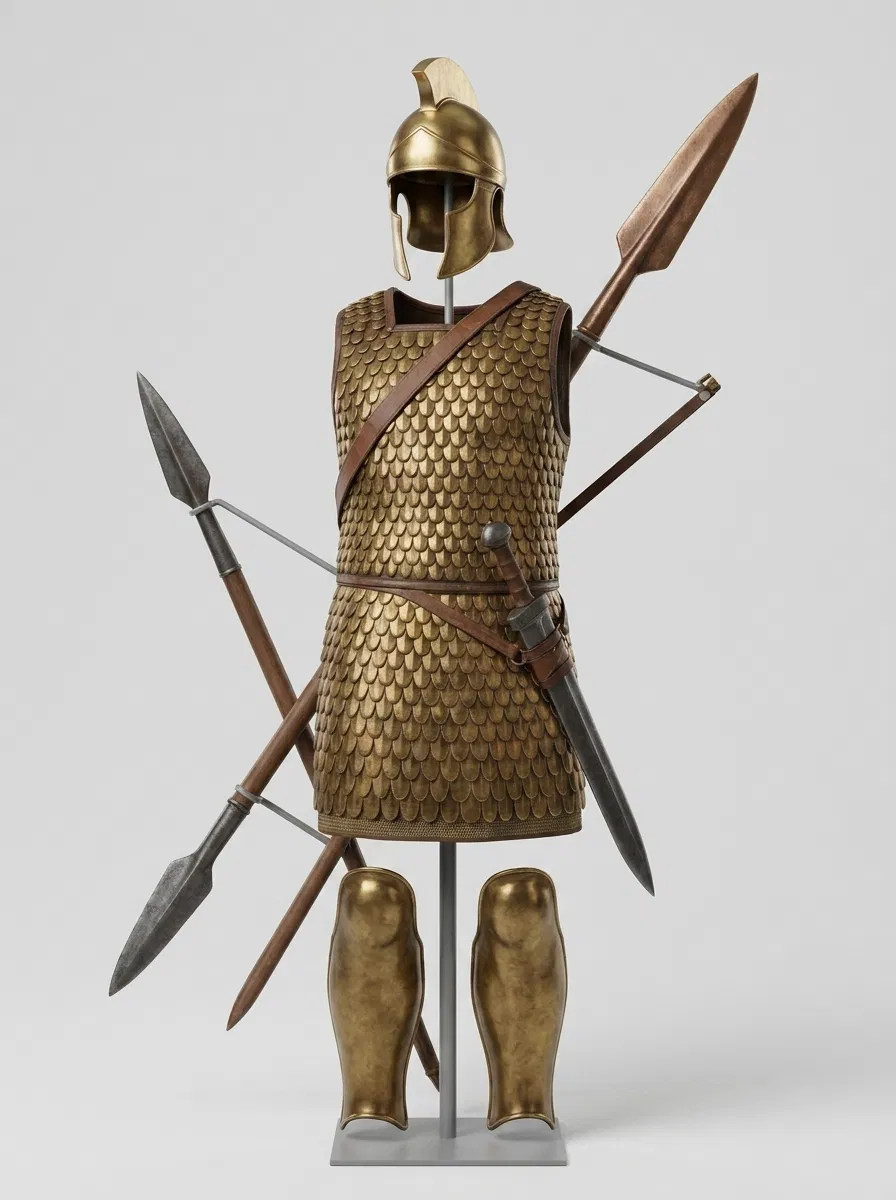 Goliath's Bronze Armor and Weapons