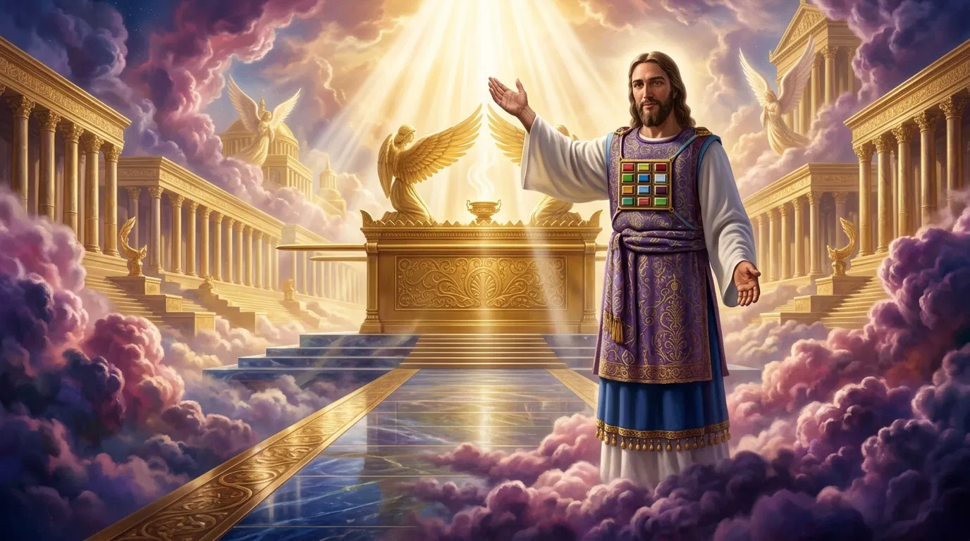 Jesus as High Priest Before the Ark in Heaven
