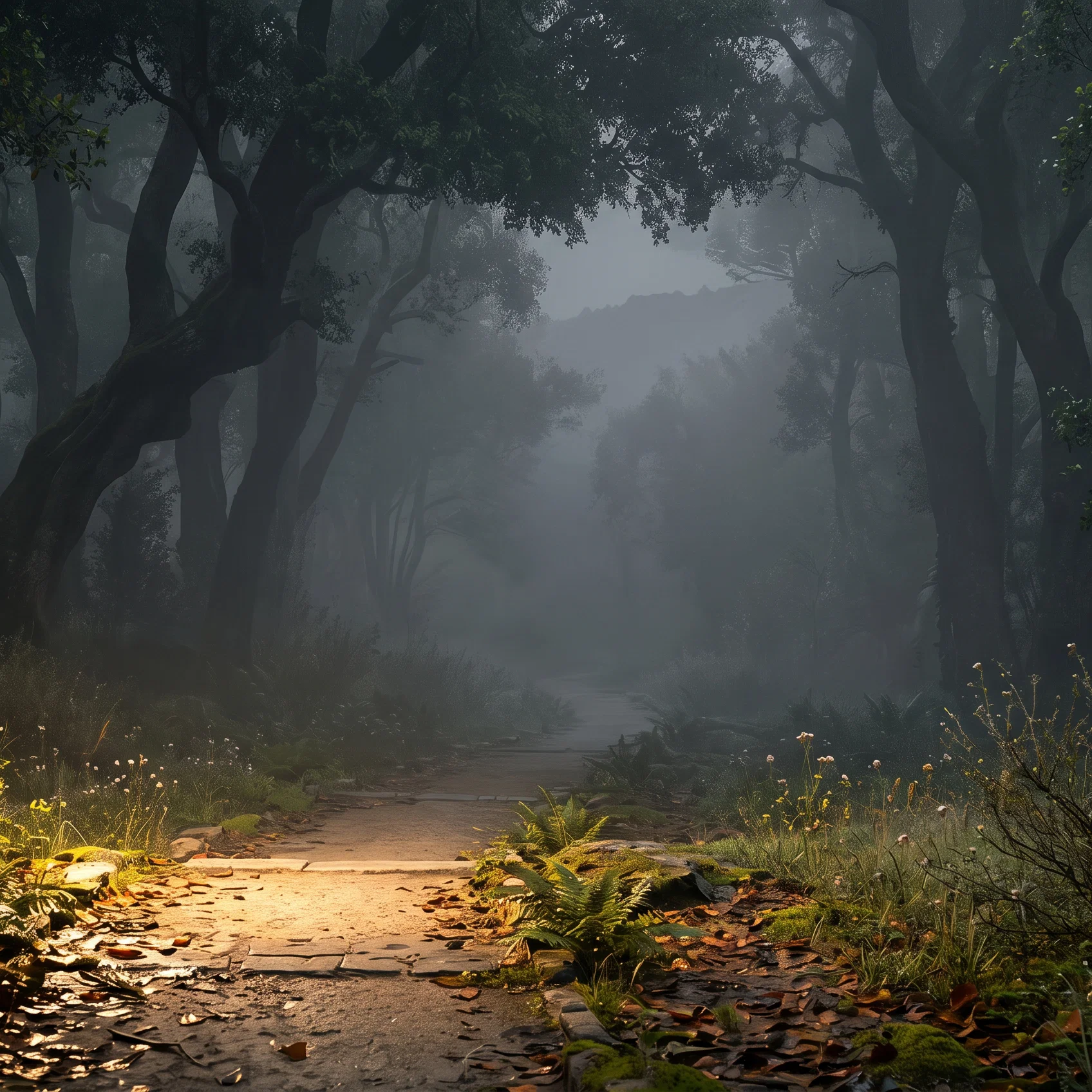 The Narrow Path Through Life's Mist