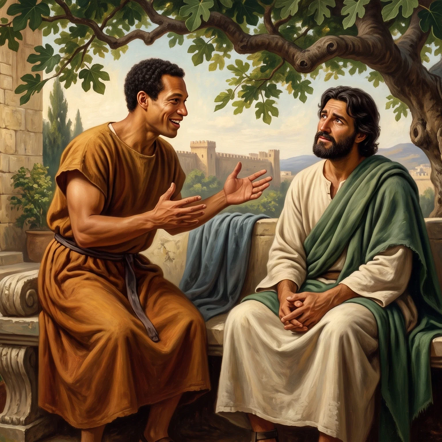 Philip Finds Nathanael Under the Fig Tree