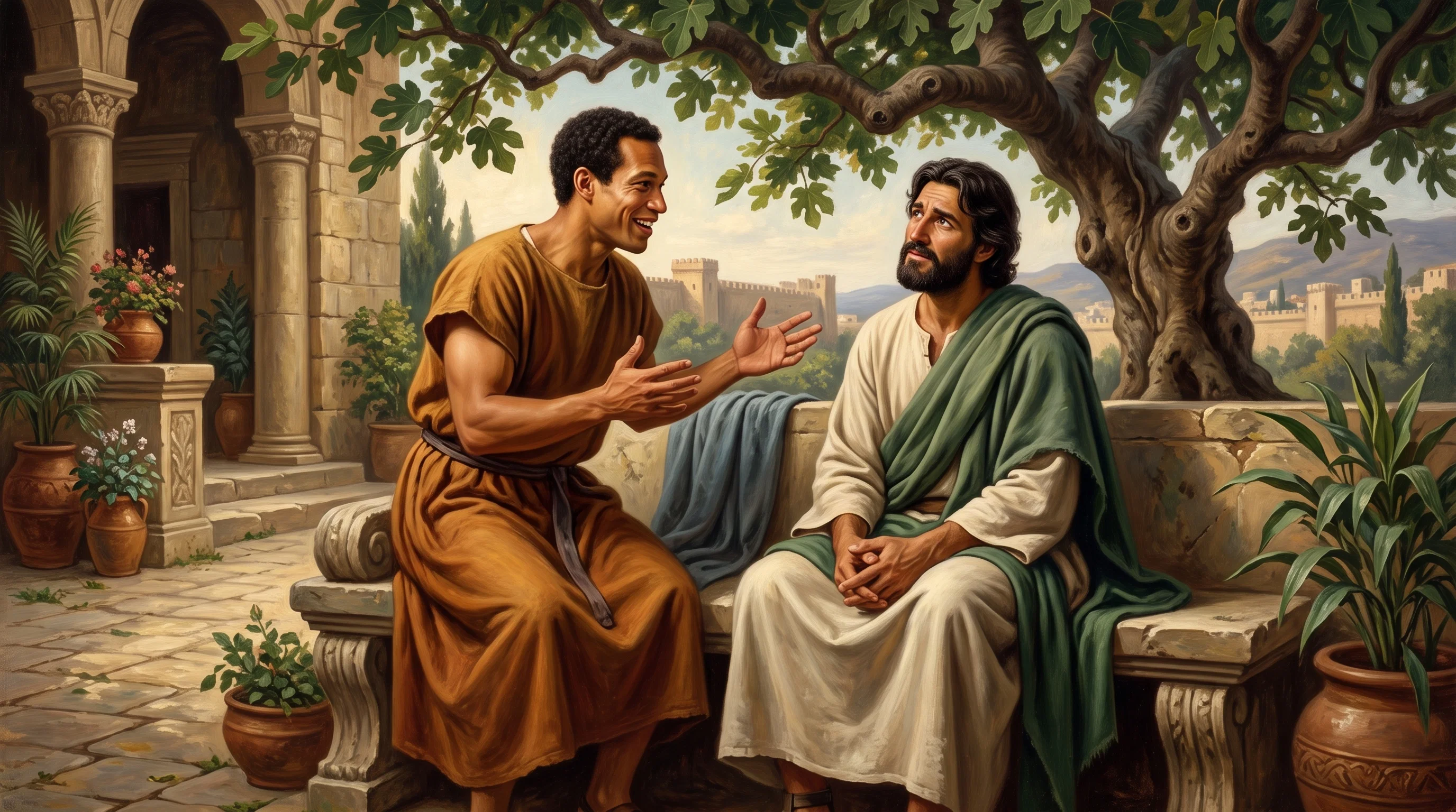 Philip Finds Nathanael Under the Fig Tree