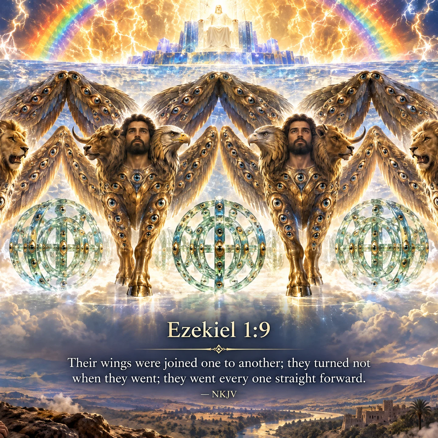 The Celestial Vision of Living Creatures