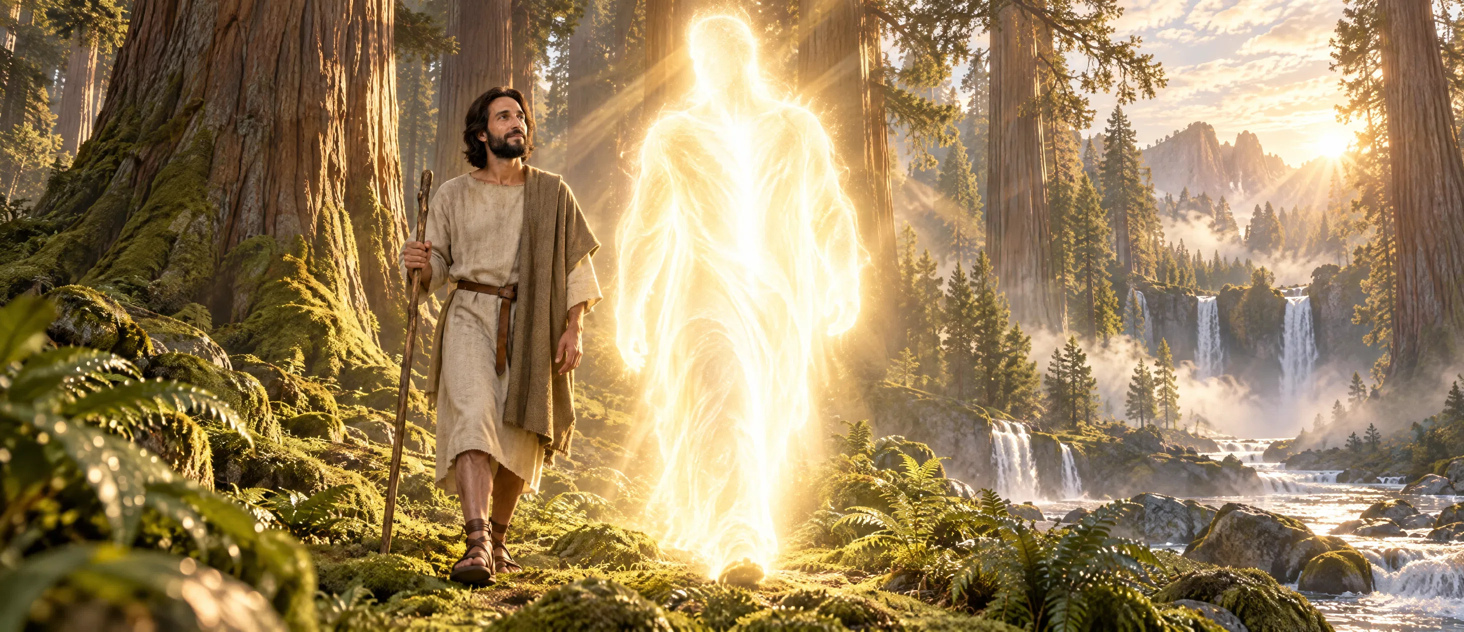 Enoch Walks With The Divine Light