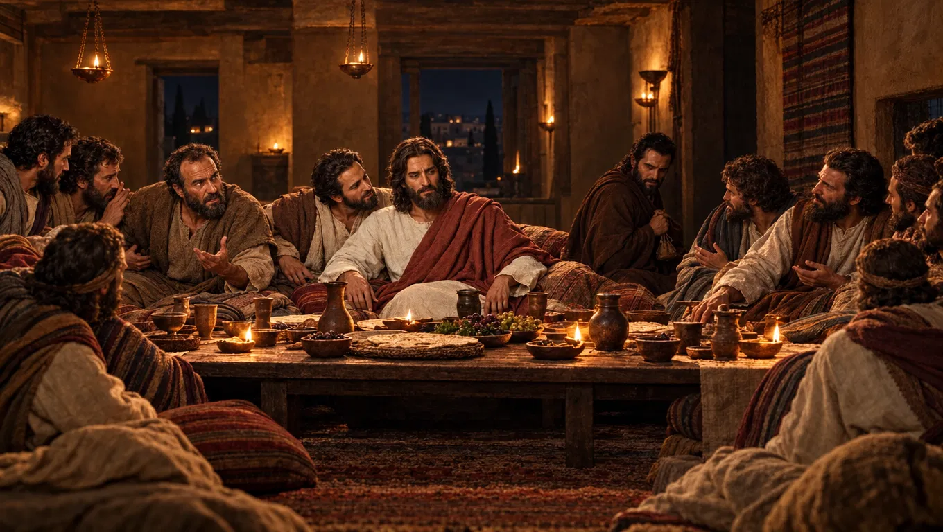 Jesus and the Disciples at the Last Supper