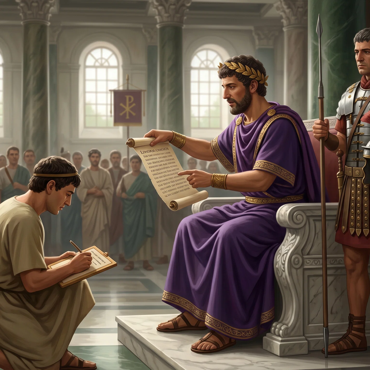 Constantine Decrees the First Sunday Law Against God's Holy Law