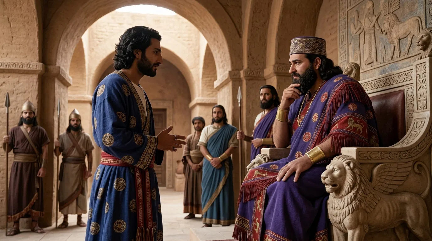 Daniel Stands Before Nebuchadnezzar