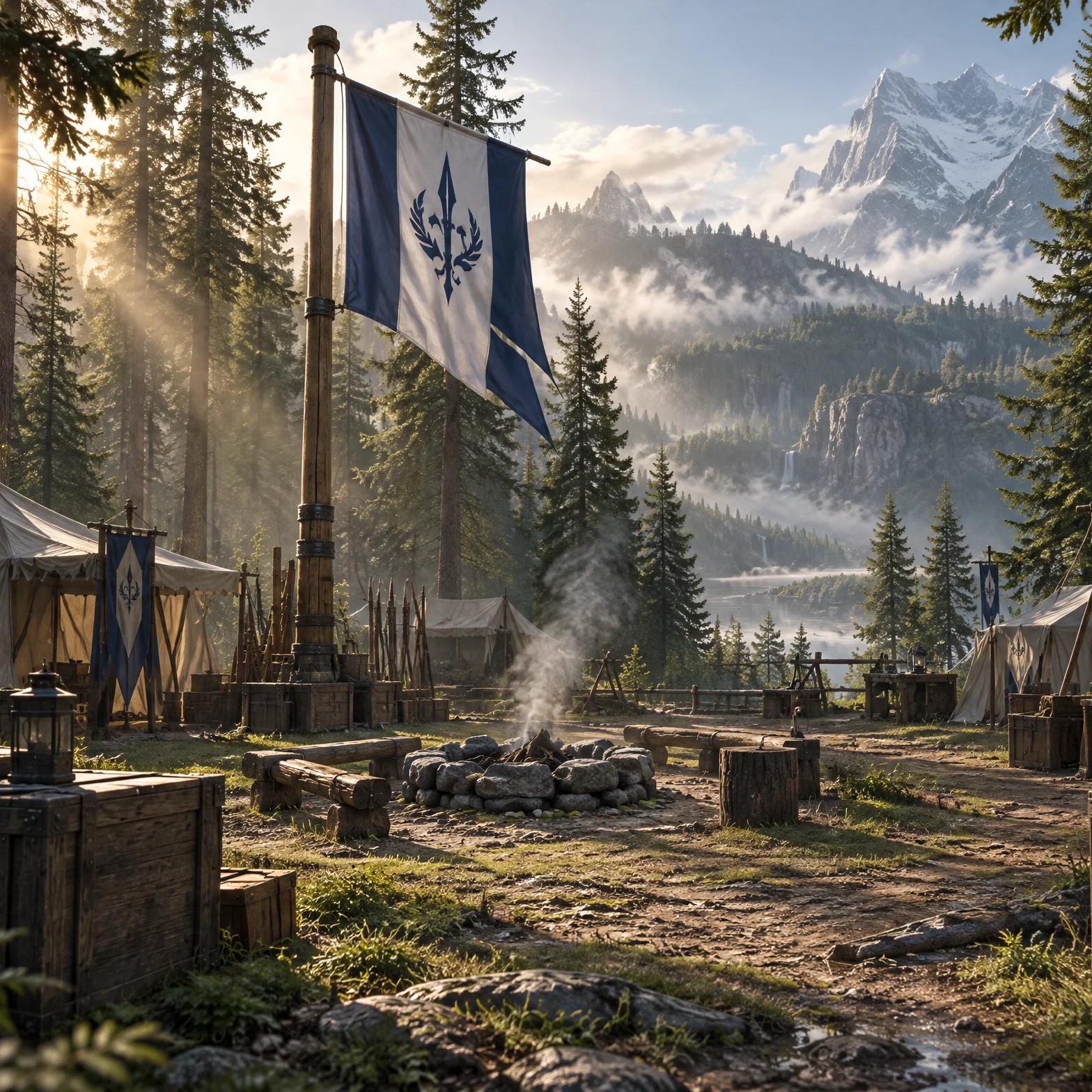 The Dawn of a Sacred Encampment