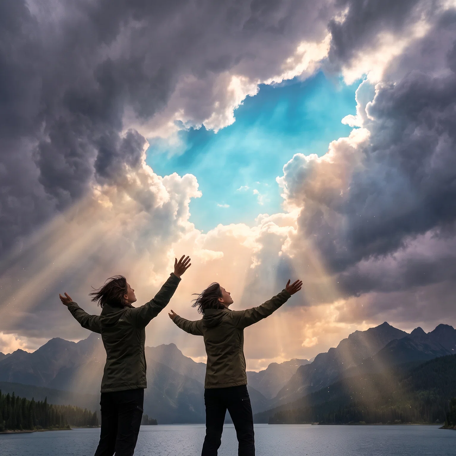 The Heavens Opened in Glory