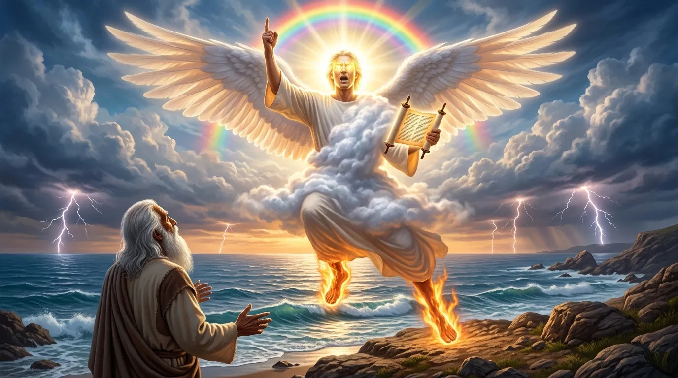 The Mighty Angel with the Little Book