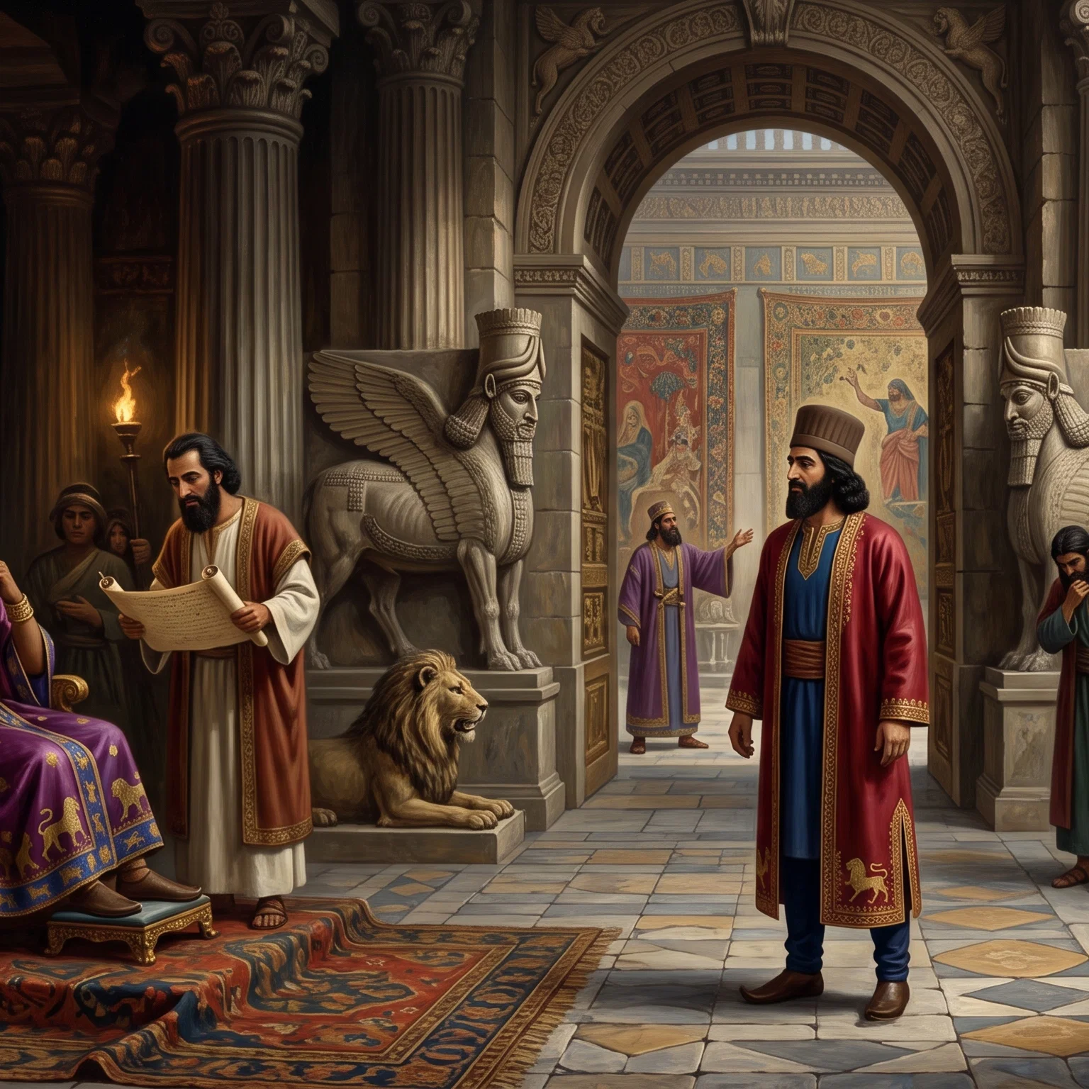 The King Honors Mordecai in Public