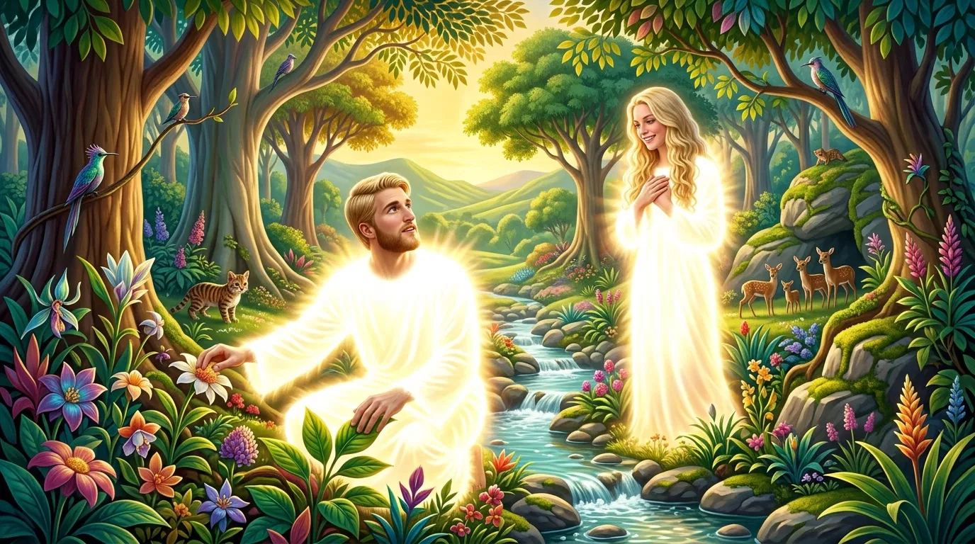 Adam and Eve in the Garden of Eden
