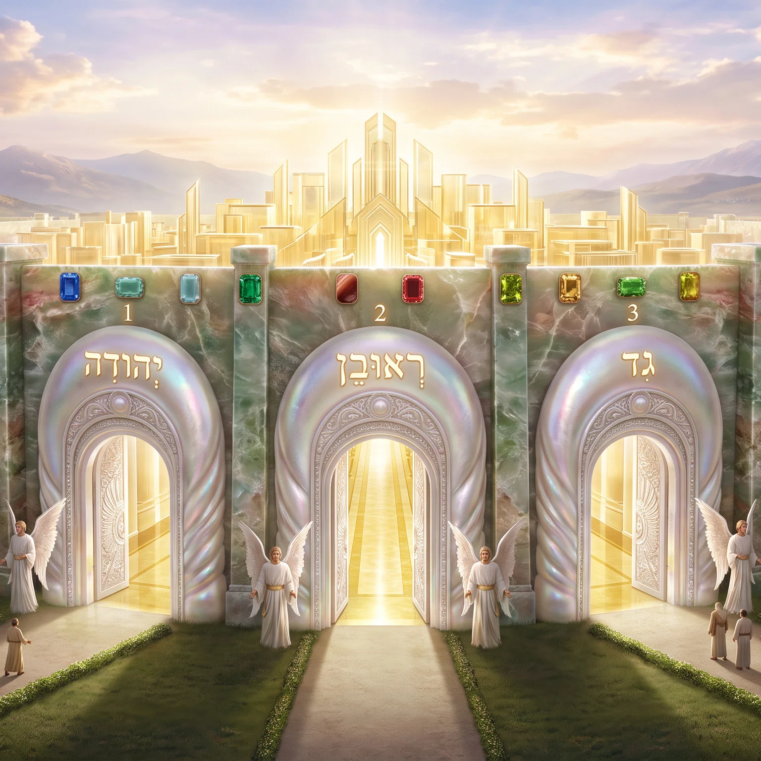 The Twelve Gates of Holy Jerusalem