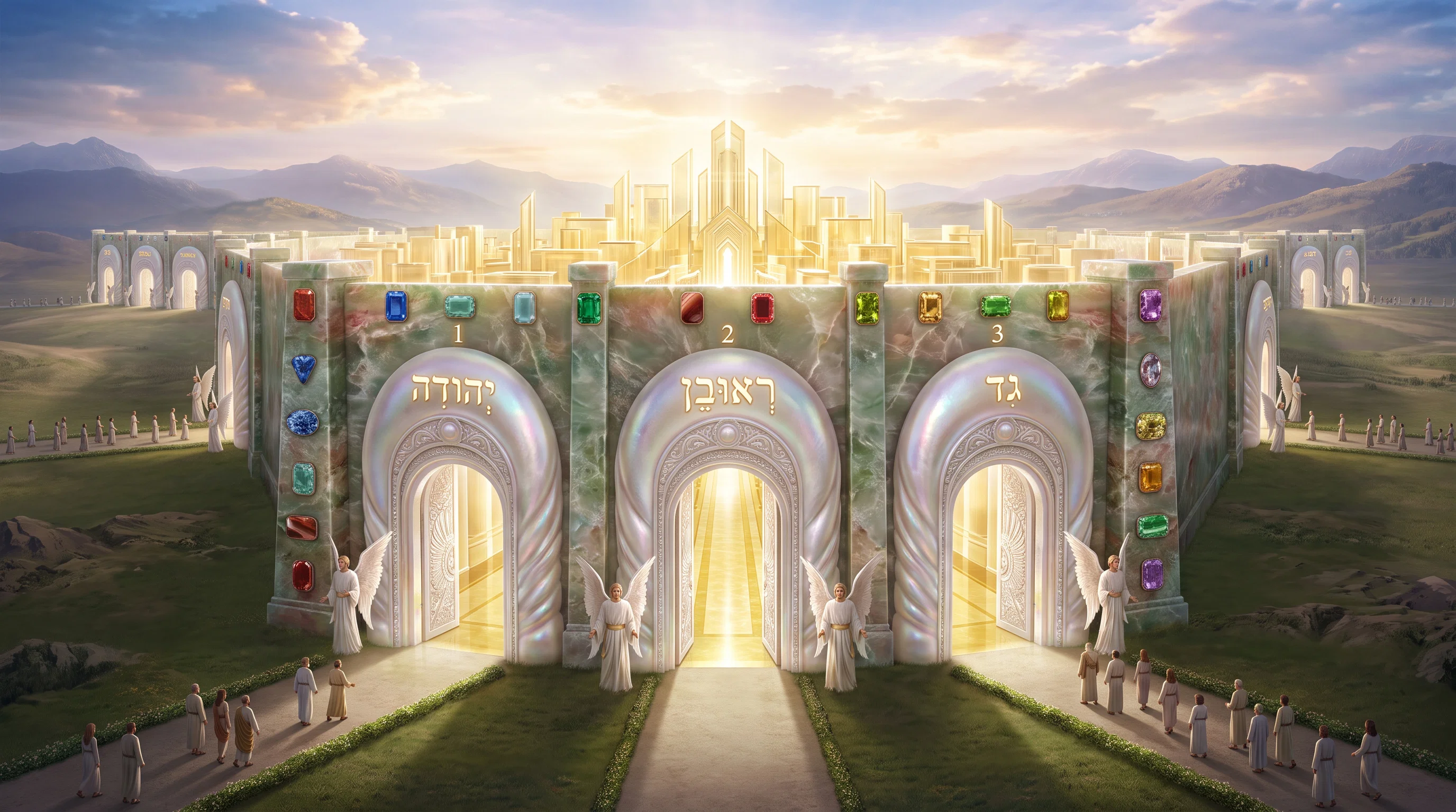 The Twelve Gates of Holy Jerusalem