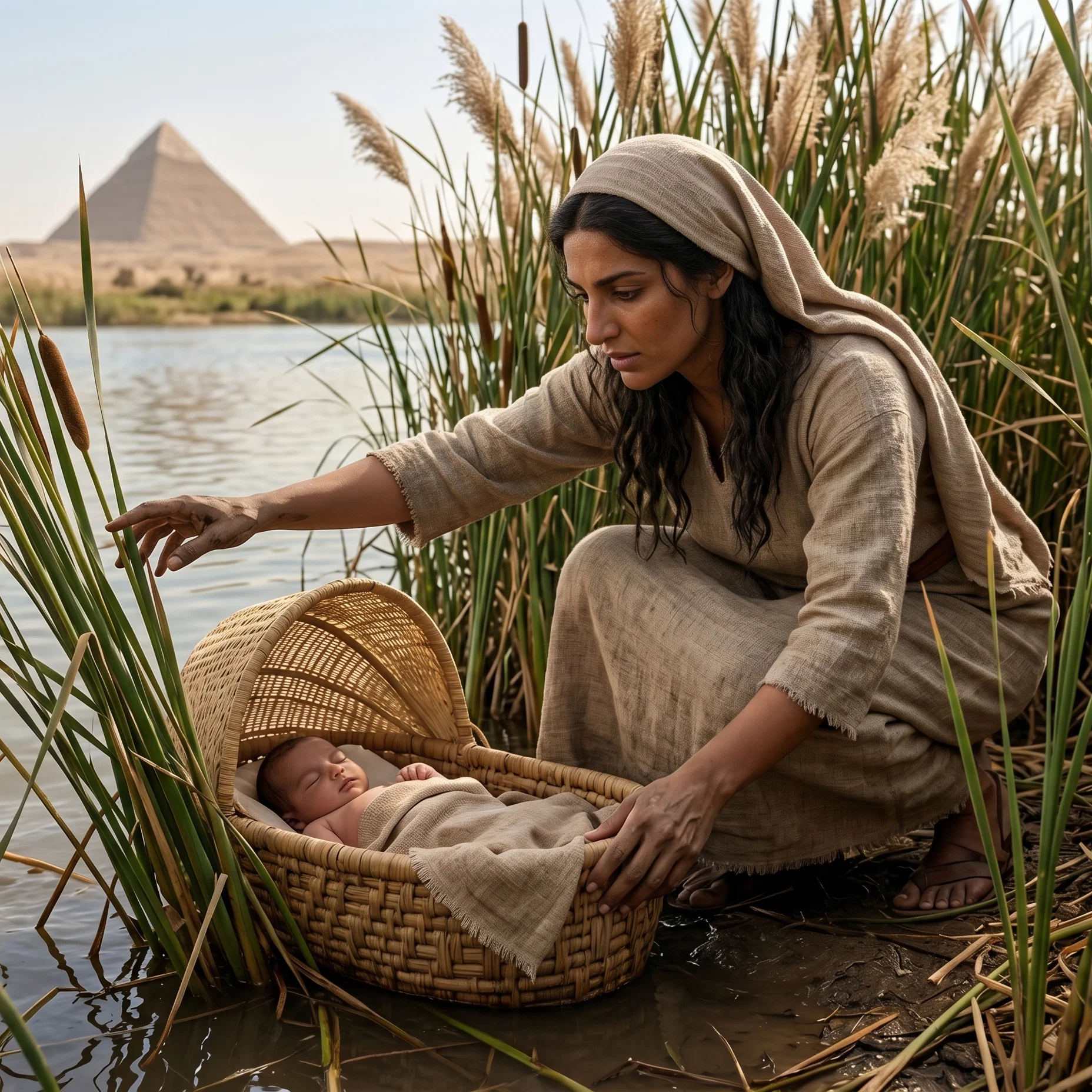 Jochebed's Sacred Secret in the Reeds