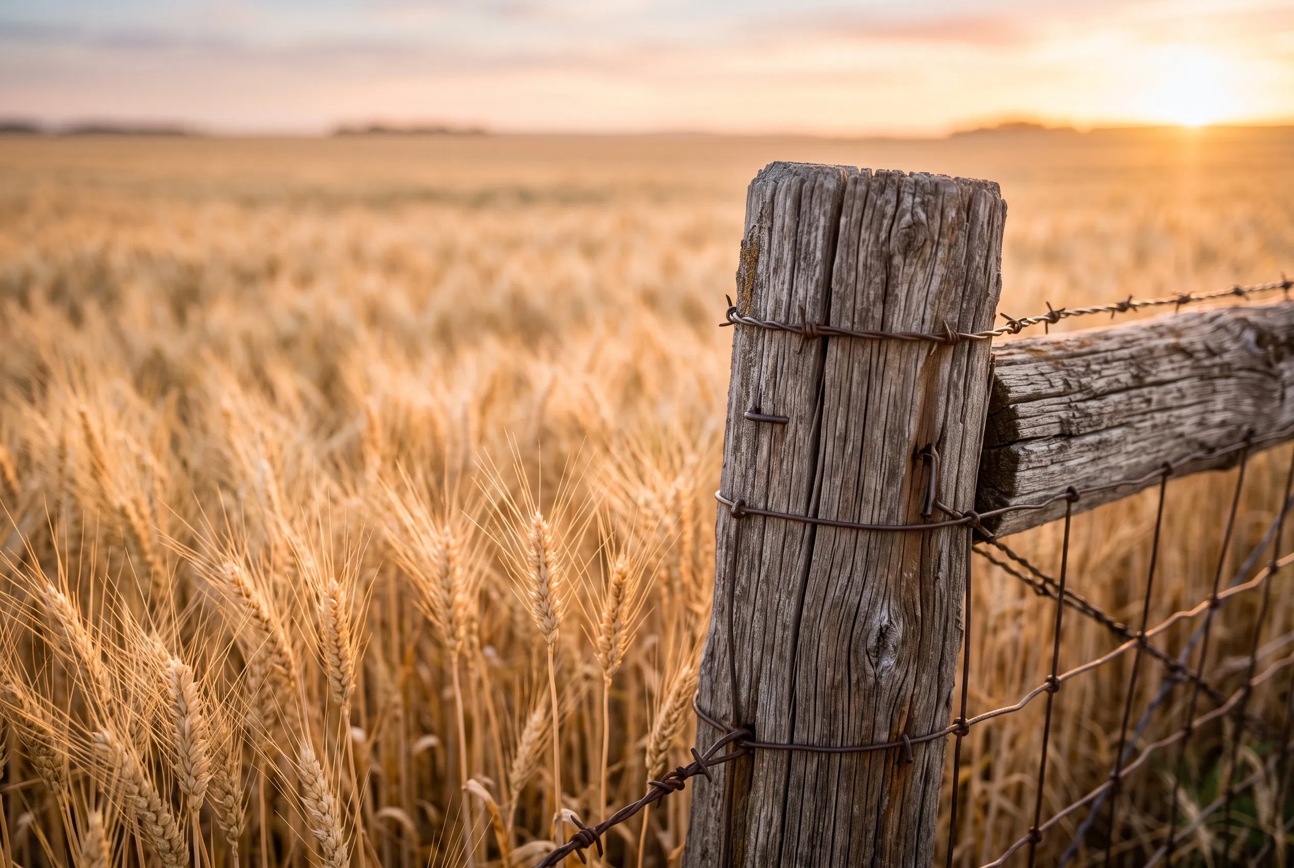 Morning Grace in the Harvest Field