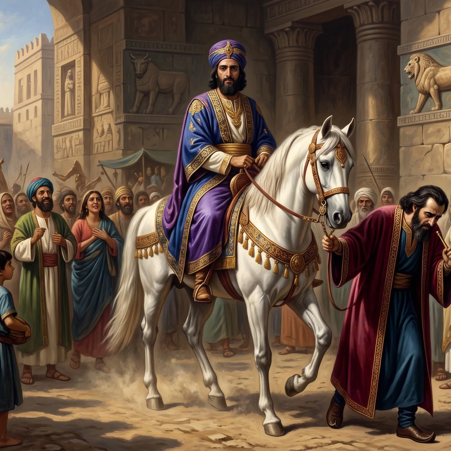 The King Honors Mordecai