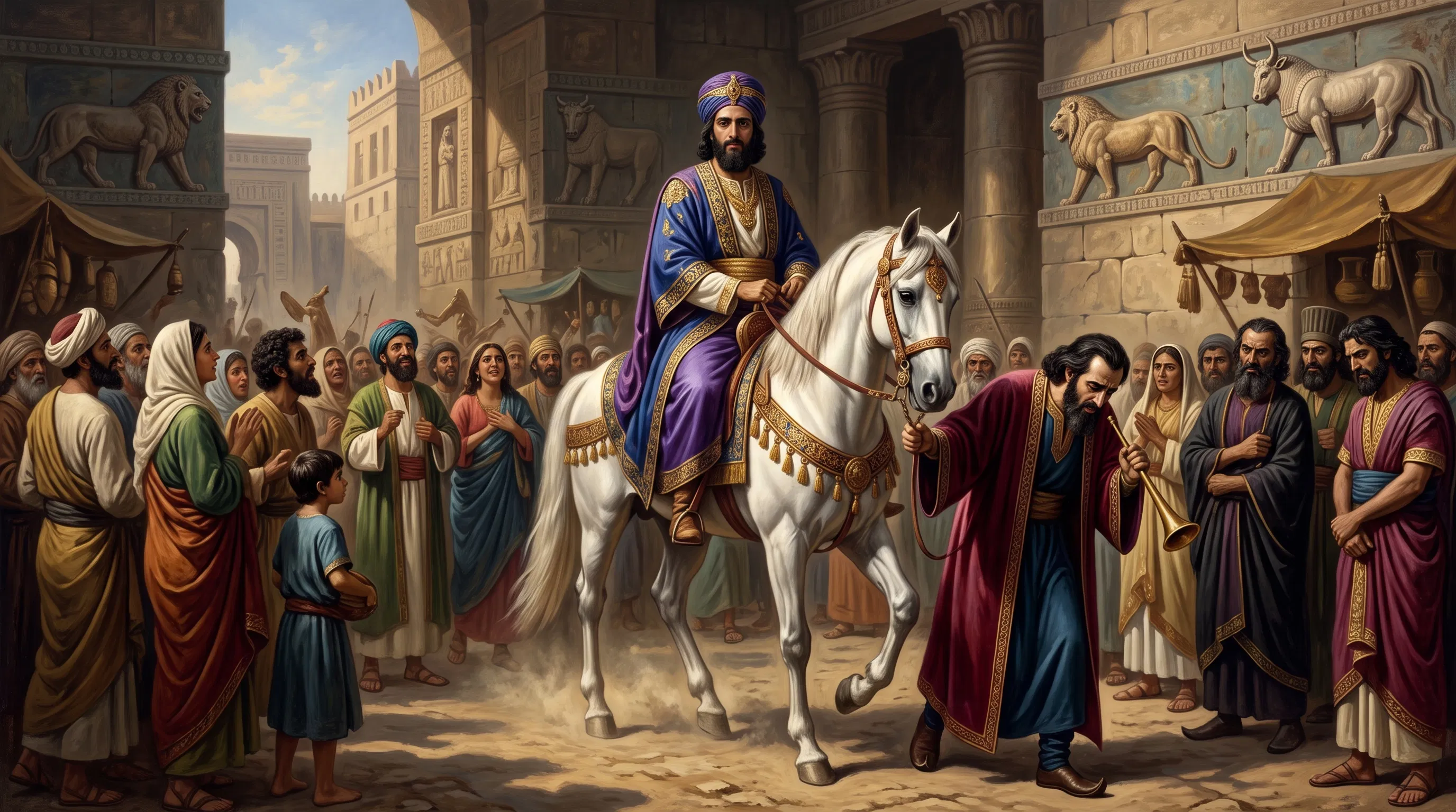 The King Honors Mordecai