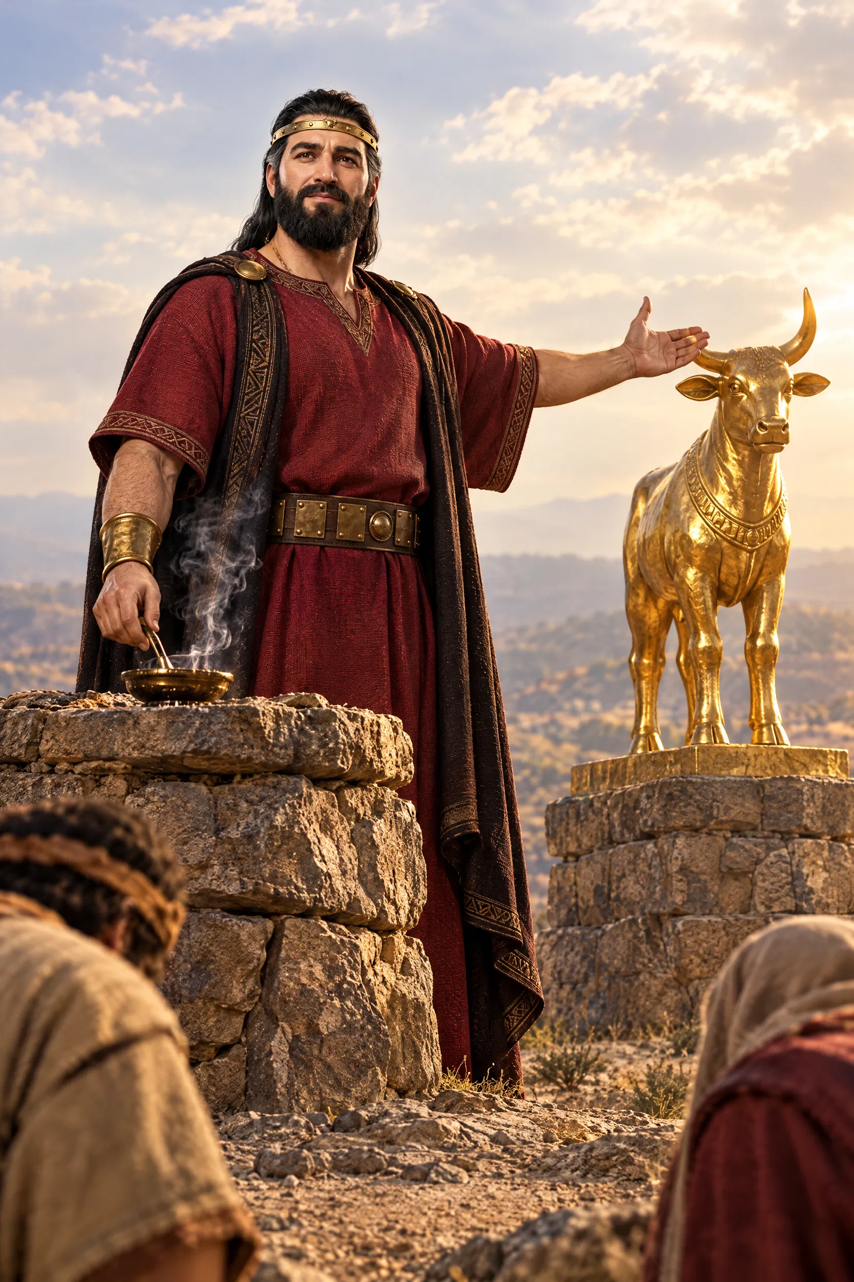 Jeroboam Presents the Golden Calf at Bethel