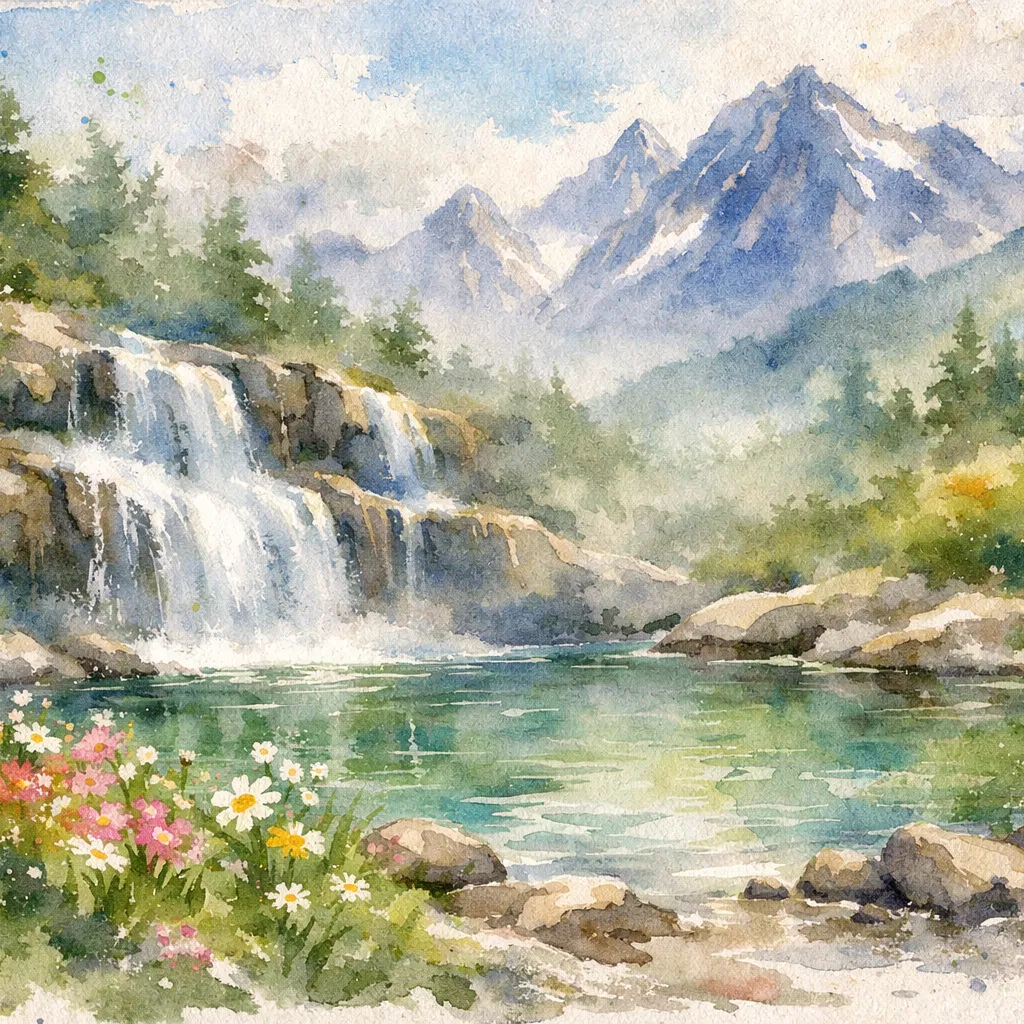 Creation's Breath Amidst the Mountains