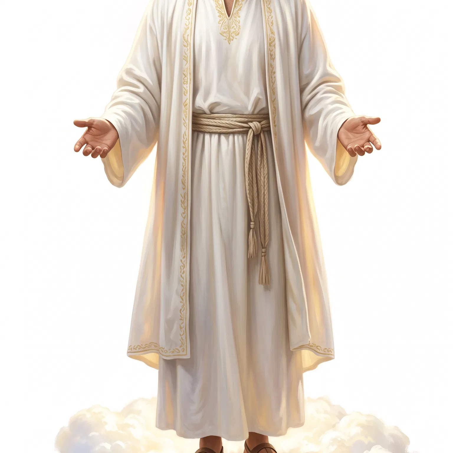 The Son of Man Standing on a Cloud
