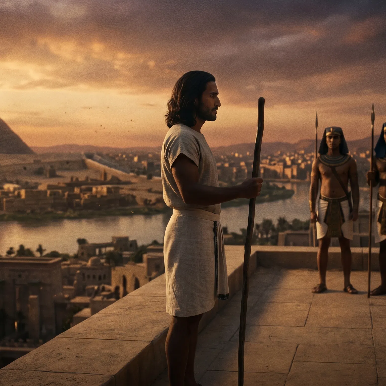 Moses Refuses Pharaoh's House in Egypt