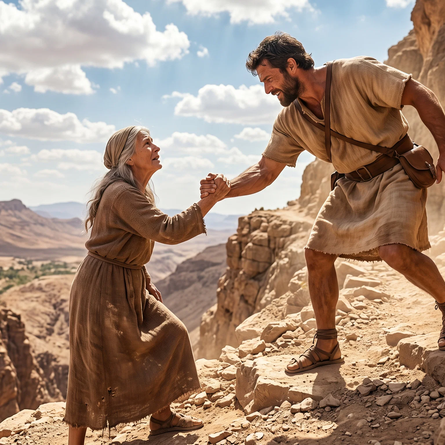 Rescue on the Narrow Mountain Path