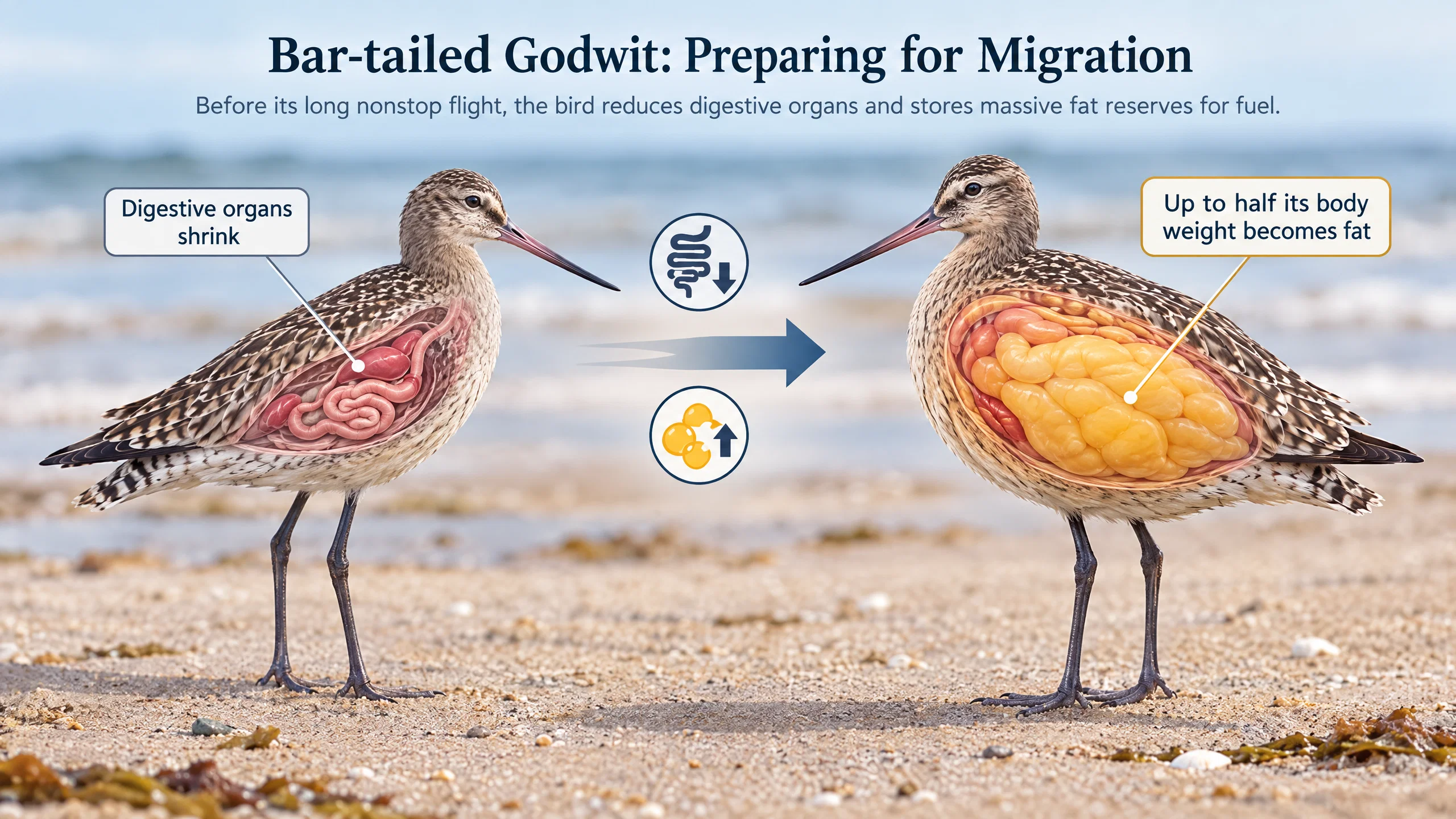 The Bar-tailed Godwit's Migration