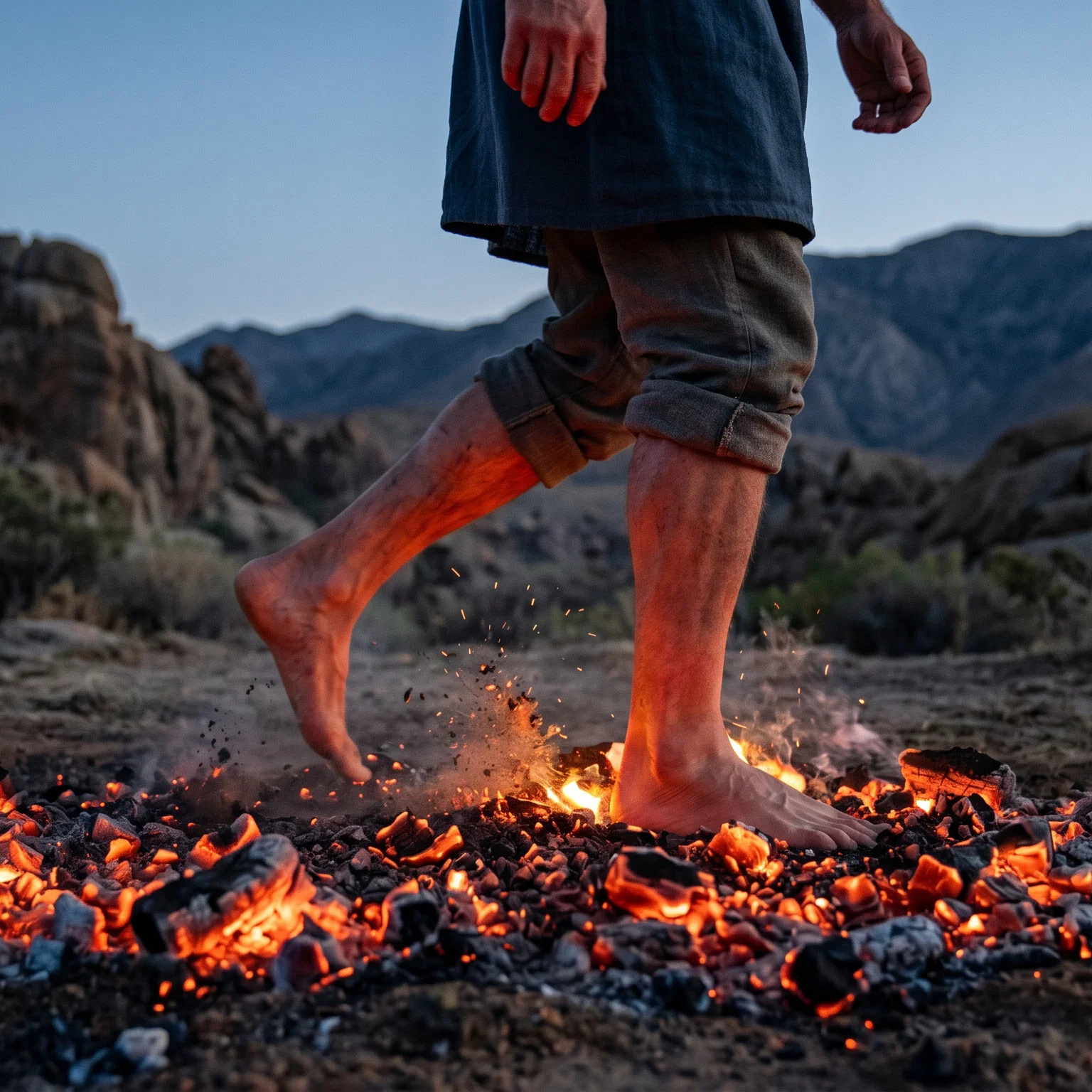 Walking Upon Burning Coals