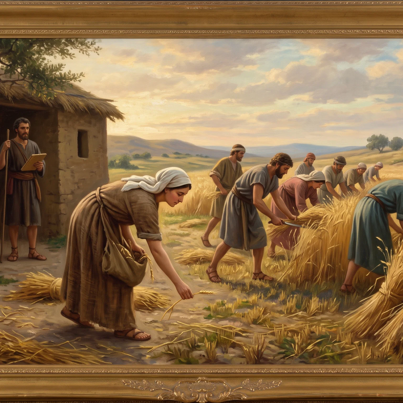Gleaning In The Golden Harvest Fields