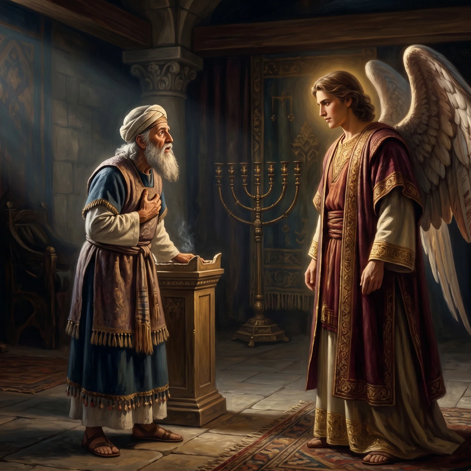 Zacharias Encounters the Angel Gabriel