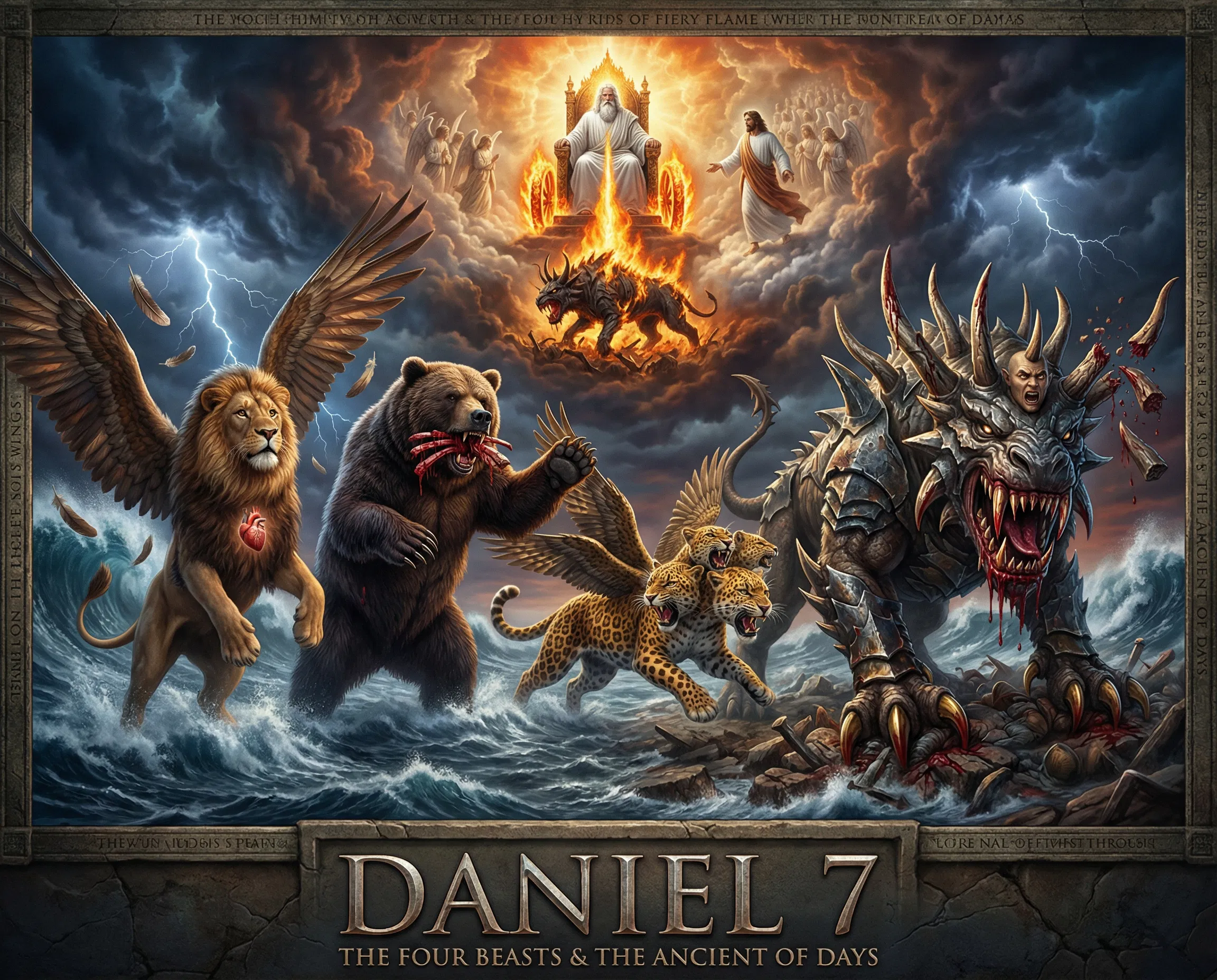 Daniel Vision of the Four Beasts