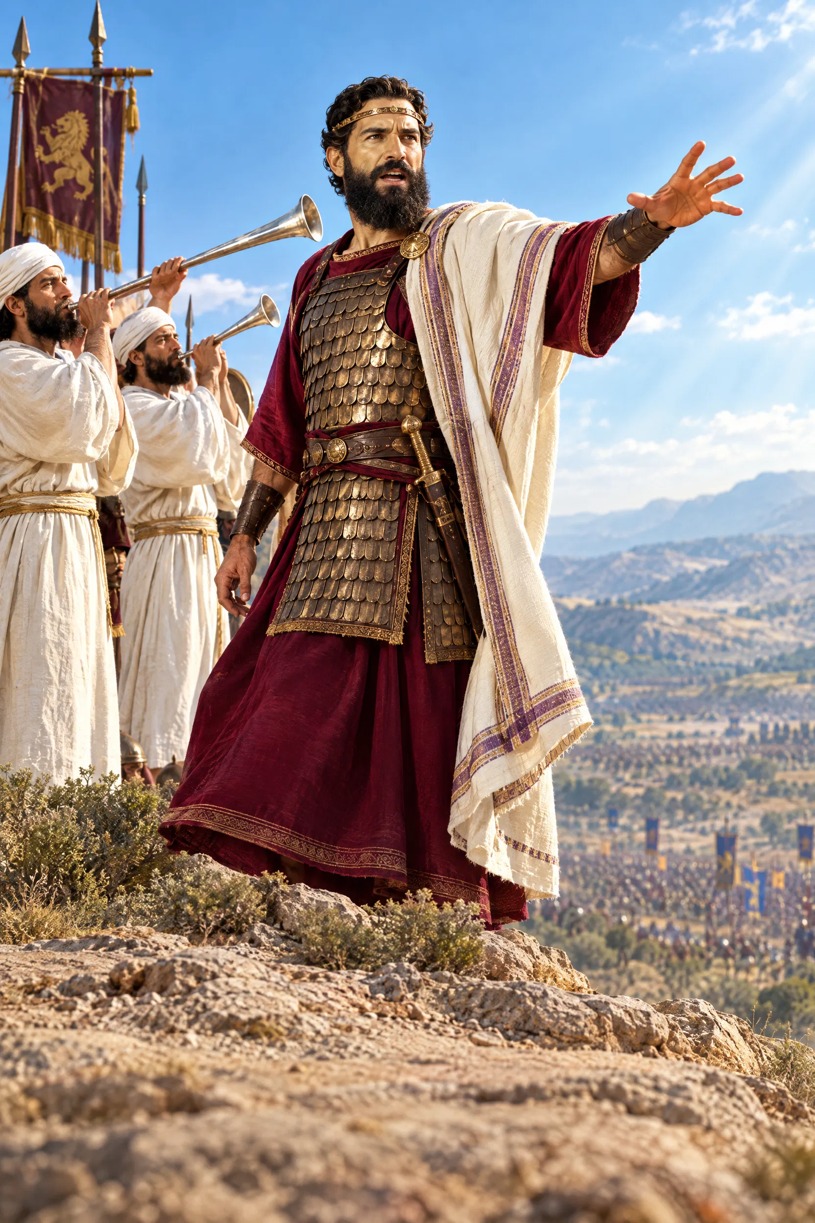 King Abijah Calls Out from Mount Zemaraim