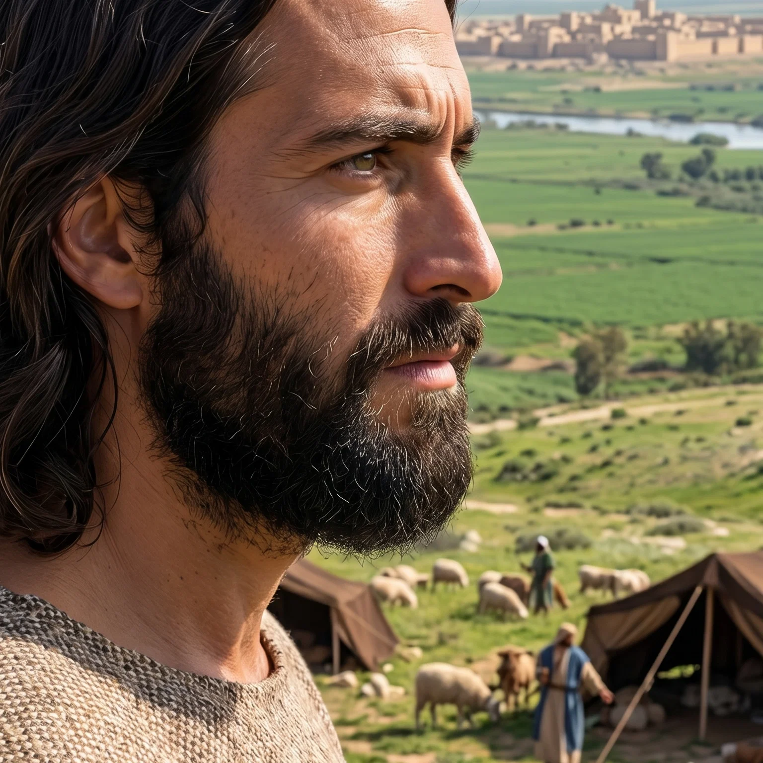 Lot Gazing Toward the Fertile Plains of Sodom