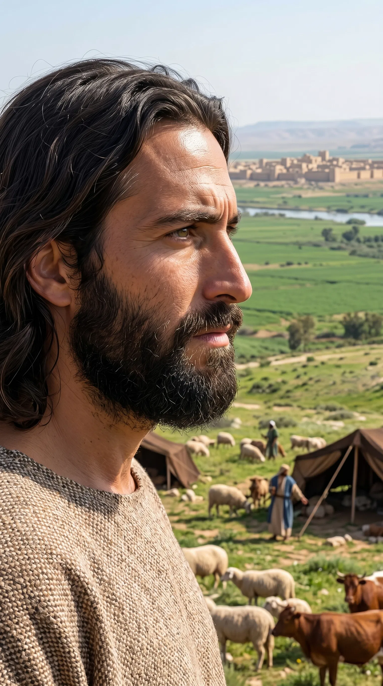 Lot Gazing Toward the Fertile Plains of Sodom