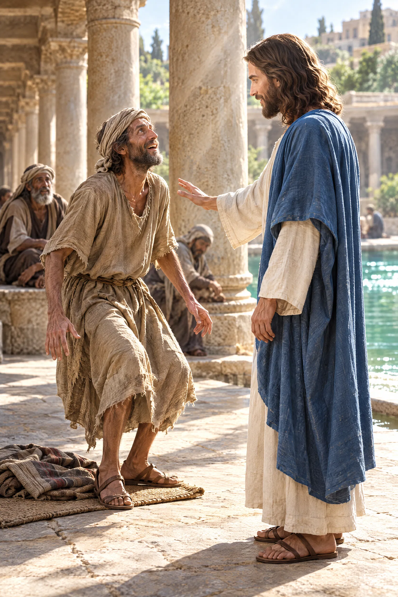 Jesus Heals the Lame Man at Bethesda