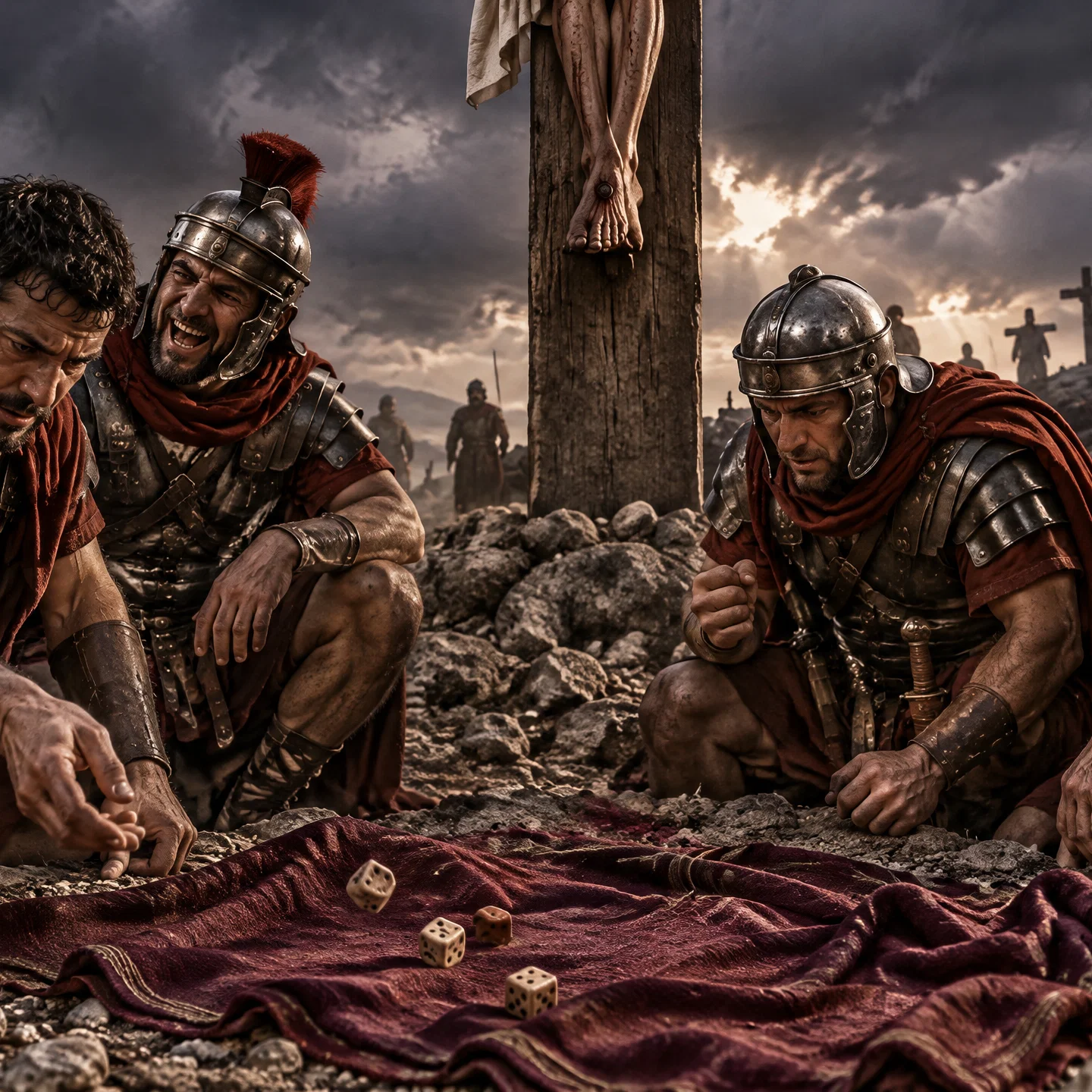 Casting Lots Beneath the Cross