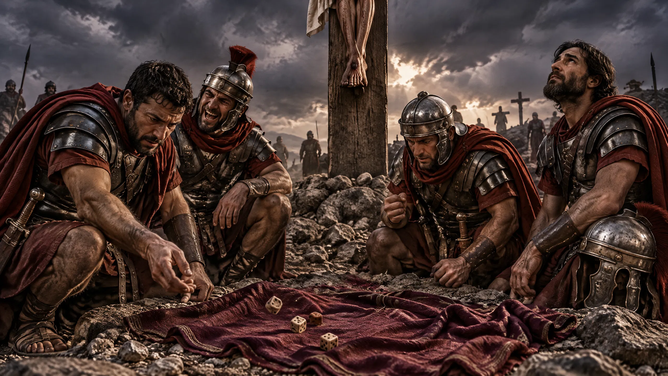 Casting Lots Beneath the Cross