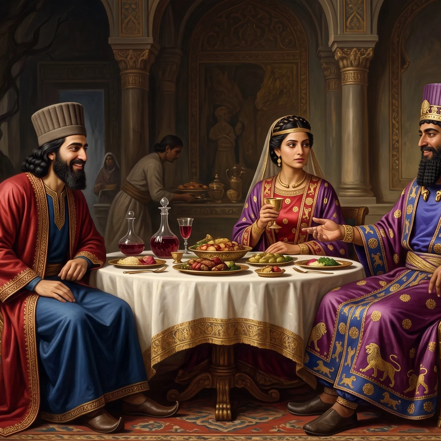 Esther's Banquet With the King and Haman