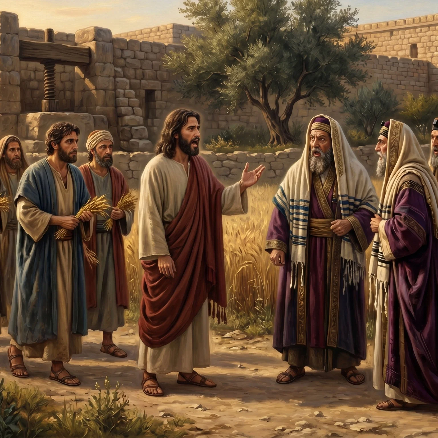 The Teacher Confronting the Religious Leaders