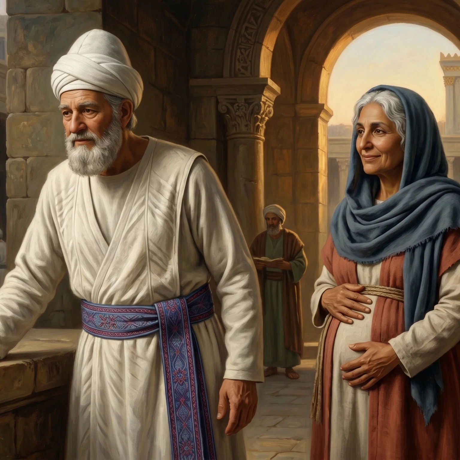 Zacharias and Elisabeth in Holy Devotion