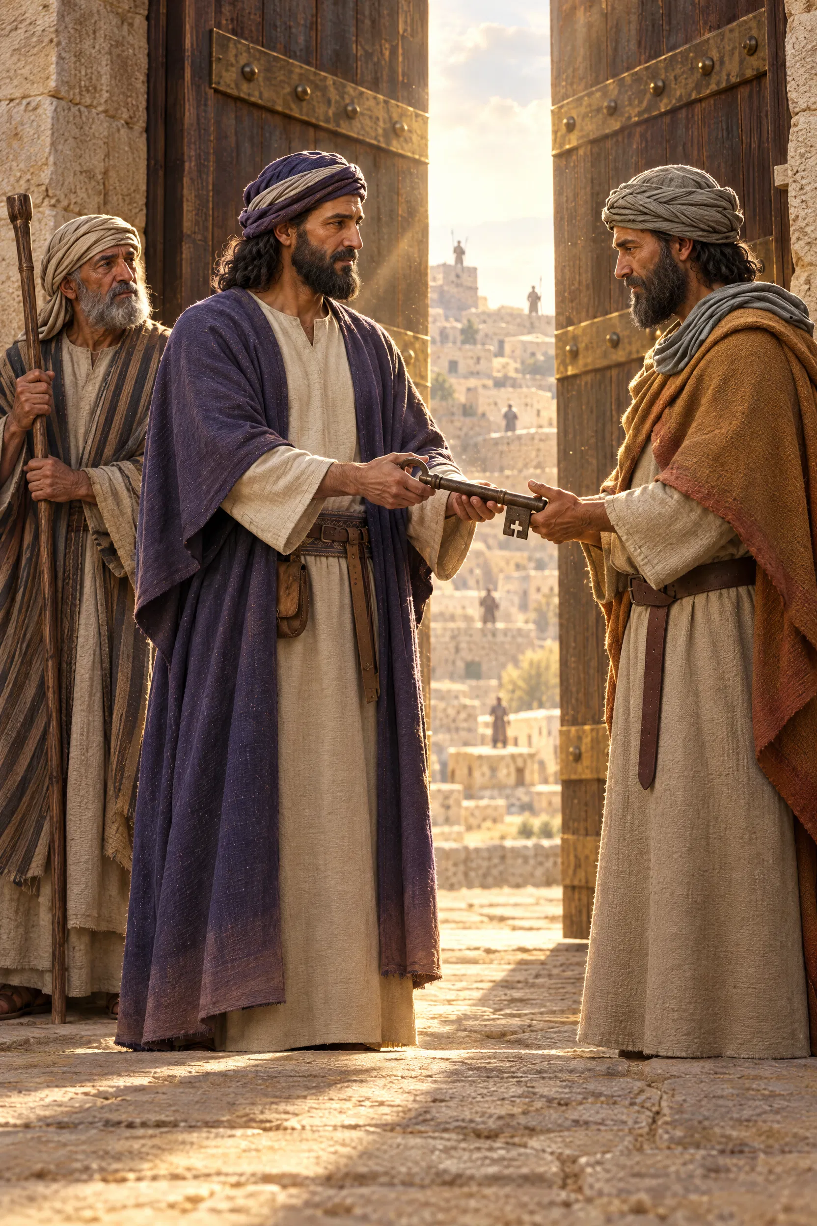 Nehemiah Gives Charge of the Gates