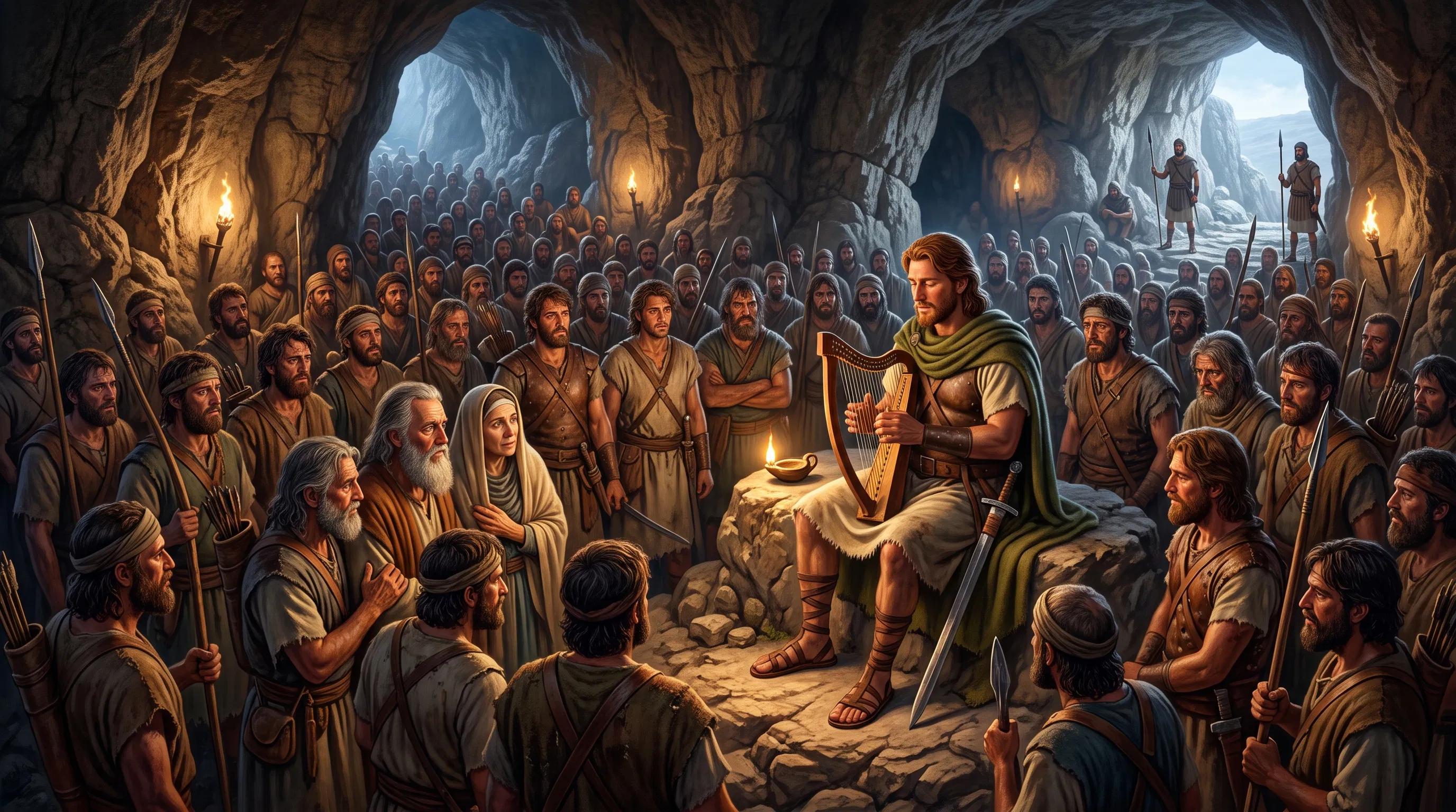 Refuge Within the Cave of Adullam