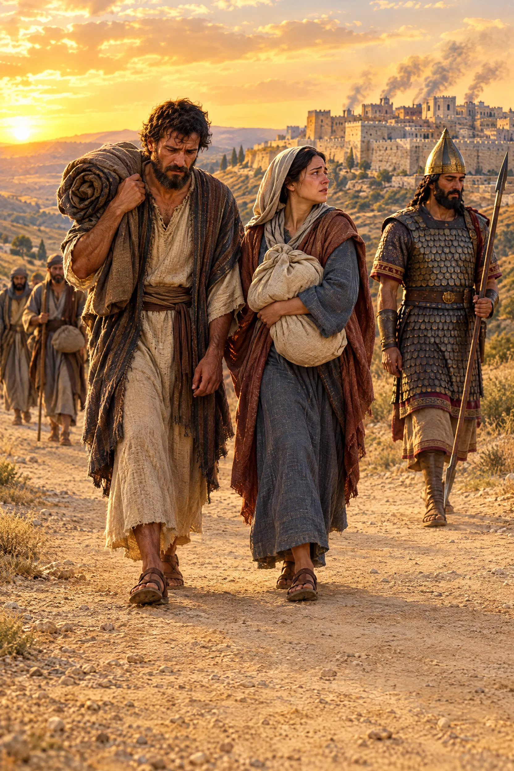 Israelites Led Away Captive from Samaria